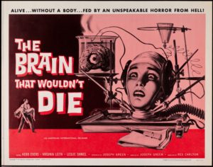 Off Beat Cinema The Brain That Wouldn't Die Lobby Card